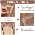 thumbnail image 4 of Pack of 8 Oval Inlay Template Set 4 Inch Router Template Acrylic Router Jig Template Router Stencils Drawing Scale Ruler Measuring Tool, 4 of 7
