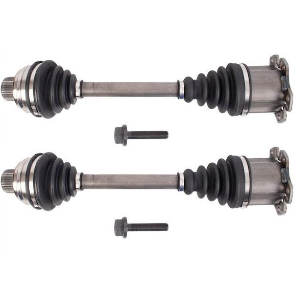 Front Axle Shaft Set 2 Piece - Compatible with 2009 - 2011 Audi A4 Quattro 2.0L 4-Cylinder Turbocharged 2010