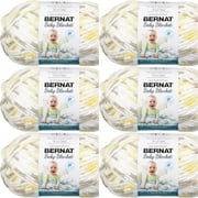 Spinrite Bernat Baby Blanket Big Ball Yarn - Chicks & Bunnies, 1 Pack of 6 Piece