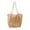 Beige, variant on Summer Savings Clearance Kbndieu White Mesh Beach Tote Bag Womens Shoulder Handbag for Travel Vacation Gym