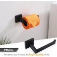 thumbnail image 3 of Juego de Accesorios de Baño de 4 Piezas, Toallero + Portarrollos para Papel + 2 Gancho, Acero Inoxidable (Cromo Plata), 3 of 4