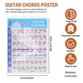thumbnail image 4 of Acoustic Guitar Practice Chords Scale Chart Guitar Chord Fingering Diagram Lessons Music for Guitar Beginner,S, 4 of 5