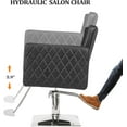 thumbnail image 3 of UBesGoo Hydraulic Salon Chair with Memory Foam Seat, Adjustable Height, Black, 3 of 9