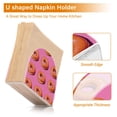 thumbnail image 5 of Yayeee Napkin Holder for Table Kitchen Paper Tissue Organization, Pink Doughnuts, 5 of 8