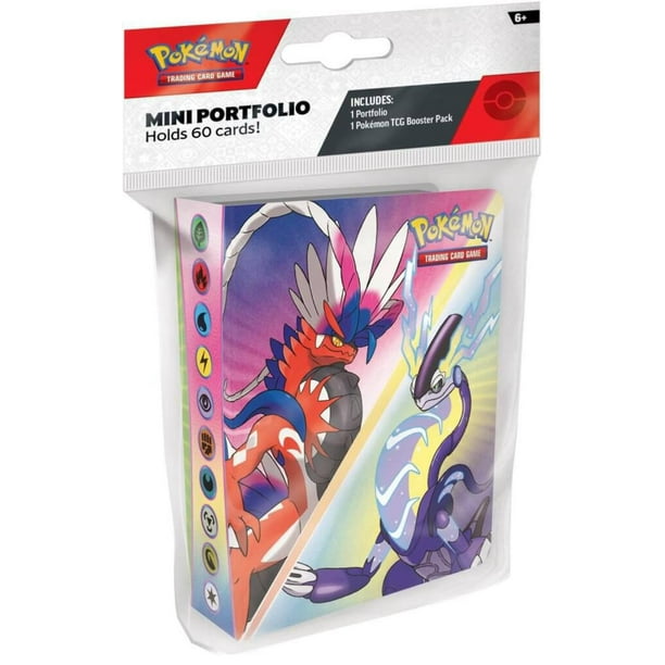 Pokémon Mini Portafolio Escarlata & Púrpura Cartas Coleccionables