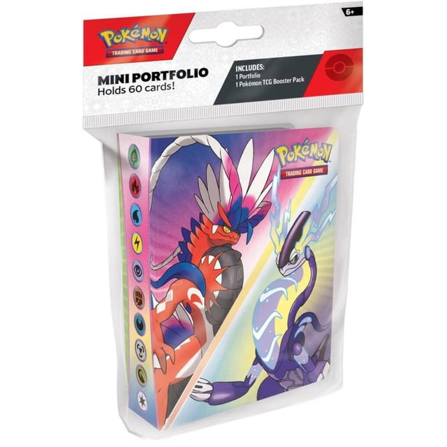 Pokémon Mini Portafolio Escarlata & Púrpura Cartas Coleccionables