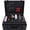 Black, variant on Makuep Case, See-Through 6 Trays Makeup Box Travel Case Professional Storage for Makeup Artist, Tech, Hairstylists Salon Barber Case