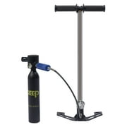 Aiqidi Portable Mini Diving Scuba Cylinder Kit, 0.5L Diving Air Tank Equipment Underwater Breath Oxygen Tank with 4500PSI High Pressure Pump