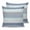 MidNightBlue, variant on 18x18 Pillow Covers Set of 2, Boho Blue Aqua Throw Pillow Covers Decorative Couch Cushion Case, Geometric Stripes Tribal Bohemia Retro Microfiber Square Pillowcases for Bedroom Car Living Room