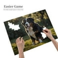 thumbnail image 2 of Bernese Mountain Dog Lawn 500-Piece Wooden Jigsaw Puzzle for Adults, Fun & Challenging Family Brain-Teaser, Perfect Home Decor & Gift, 2 of 7