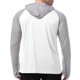 thumbnail image 3 of Sudadera con capucha con protección solar WELIGU para hombre UPF 50+ gris 2XL, 3 of 6