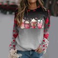 thumbnail image 2 of Aoochasliy Pullover for Women Clothes Ladies Casual Round-Neck Long Sleeve Color Blouses Sweater Tops, 2 of 5
