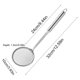 thumbnail image 2 of CaiYueKe Stainless Steel Fine Mesh Skimmer Spoon Slotted Ladle Kitchen Utensil for Frying Strainer Fat Oil Remover Soup Scoop Cooking Tool with Long Handle Durable, 2 of 9