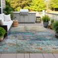 thumbnail image 4 of Dalyn Rugs Machine Washable Indoor/Outdoor Chantille ACN2100 Teal 2'6" x 3'10" Rug, 4 of 9