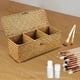 thumbnail image 4 of de almacenamiento multiusos con tapa tejida 3 compartimentos para Hotel Escritorio Cocina Organizador para, 4 of 9
