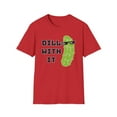 thumbnail image 2 of Dill With It, Gildan Unisex Softstyle T-Shirt, Pickle Graphic Tee, S-3XL, 2 of 5