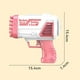 thumbnail image 2 of Bazooka Bubble Machine 32 hoyos Gatling Electric Soap Bubble Toys (rosa), 2 of 4