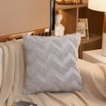 thumbnail image 2 of Square Pack of 2 Solid Colors Throw Pillow covers(Without Inserts)(Double Sided), 2 of 9