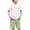 Green#2026 outfit sets#23, variant on oelaio Boy's 2 Pieces Clothes Set Cotton Linen Summer Beach Outfits Short Sleeve Henley Shirts and Shorts Vacation Sets for Kids Green 9 Years