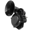 thumbnail image 1 of Universal Black 12/24V 120dB Snail Horn for Car Truck Bus Van Train, 1 of 4