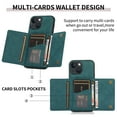thumbnail image 2 of Nalacover for Apple iPhone 14 Plus Wallet Case with Credit Card Holder Slots Magnetic Closure Kickstand Purse Premium PU Leather+ TPU Shockproof Case for iPhone 14 Plus - Blue, 2 of 6