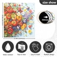 thumbnail image 5 of Yayeee Magnetic Dishwasher Cover for The Front Decoration Home Kitchen Machine Sticker Protector, Purple Floral Tomatoes, 5 of 6