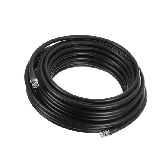 50 Ohm BNC Male to BNC Male Coaxial Cable RG8 15M/49.2ft 10mm Low Loss Analyzer, Antenna, Oscilloscope, RF Radio