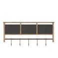 thumbnail image 5 of Daly Wall Mounted 24 Inch Solid Pine Wood Storage Rack, 5 of 5