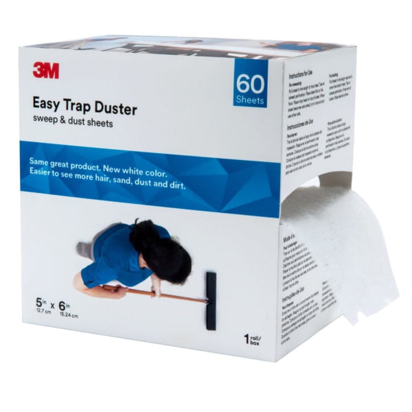 60 Sheets/Roll 5 x 6 Sheets 3M Easy Trap Duster Sweep and Dust Sheets