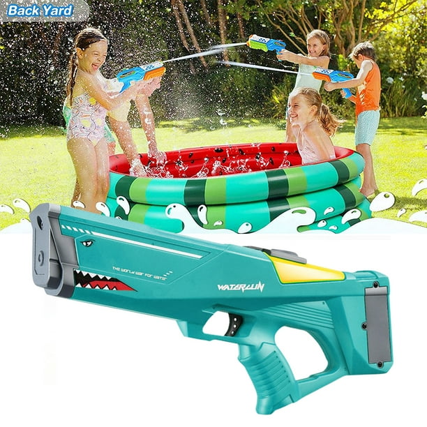 Bomba de agua automática de juguetes de verano de 550 ML para fiesta en la piscina de verano (verde 1 masa