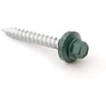 thumbnail image 2 of EAGLE 1 (250 Count) Metal Roofing Screws Painted Hex Washer Head Sheet Metal Roof Screw. Self Starting/self Tapping Metal to Wood, Sheet Metal Roofing siding Screws (1.5", Evergreen), 2 of 6