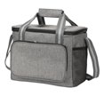 thumbnail image 2 of Bolsas de aluminio para alimentos de 15L bolsa térmica aislante para Likrtyny café resistente al agua a prueba de fugas portador de aislamiento cuadrado Bento para comida, 2 of 6