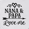 thumbnail image 3 of Inktastic Nana Papa Love Me Grandchild Baby Burp Cloth, 3 of 3
