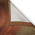 thumbnail image 3 of Ambesonne Abstract Surreal Kitchen Curtains, Fractal Spiral, 55"x45", Chocolate Cinnamon, 3 of 3