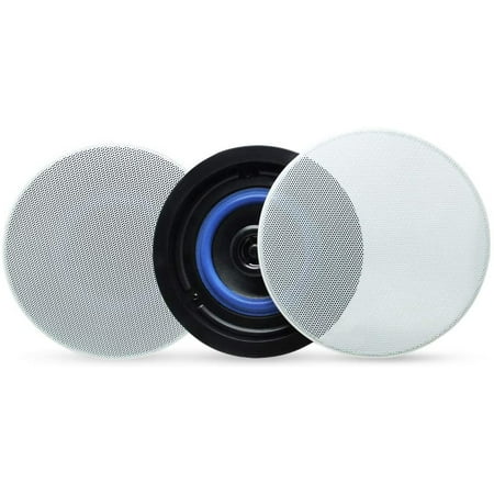 Herdio 4 Inches Flush Mount 2 Way Full Range Stereo Sound In Wall Ceiling Bluetooth Speakers Perfect For Humid Indoor Canada Wall Ceiling Bluetooth Speakers, Ceiling Mount Speakers Bluetooth