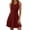 Wine dress 01, variant on Karymi Spring Dresses Ribbed Knit Sleeveless Mini Dress, Solid Round Neck Henley Button Down A-Line Swing Dress, Casual Flowy Tank Dress Maxi Dress