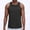 Black, variant on SSAAVKUY Mens Workout Mesh Quick-Dry Muscle Gym Tanks Basic Tank Tops for Gym Bodybuilding Sleeveless Crew Neck Tees White L