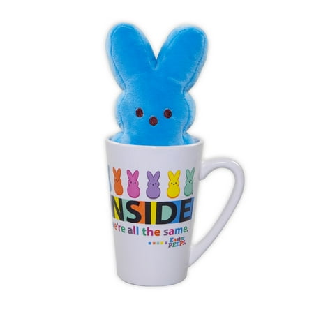 Peeps Bunny Mug Plush Blue
