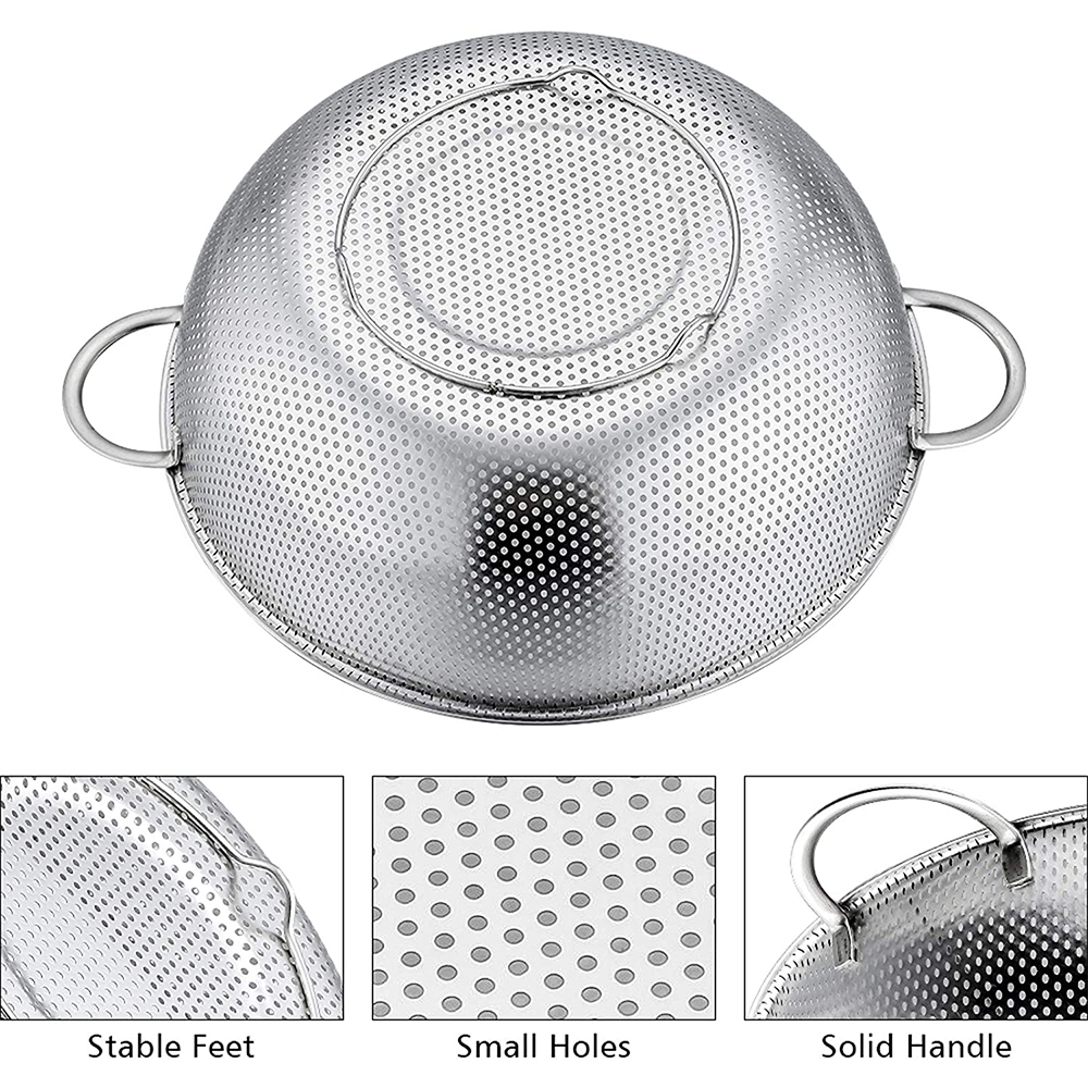 VeSteel Stainless Steel Colander Set of 3 photo 3