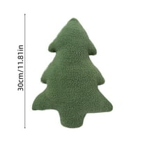WEGFTDUOP Christmas Rhinestone Fuzzy Christmas Tree Pillow Holiday Products