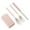 D, variant on One Piece Box Set,Forks and Spoons Tableware Set Student Tableware Outdoor Travel Convenient Folding Meal Box Fork Spoon Chopsticks Three Piece Set Spoons and Forks Set,Fork and Spoon Set