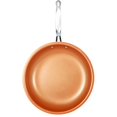 thumbnail image 1 of MasterPan Copper tone 12-inch Ceramic Non-stick Fry pan, 1 of 4