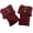 Burgundy, variant on Short Buttons Leg Warmers Crochet Cable Knit Warm Solid Boot Cuffs Socks Toppers