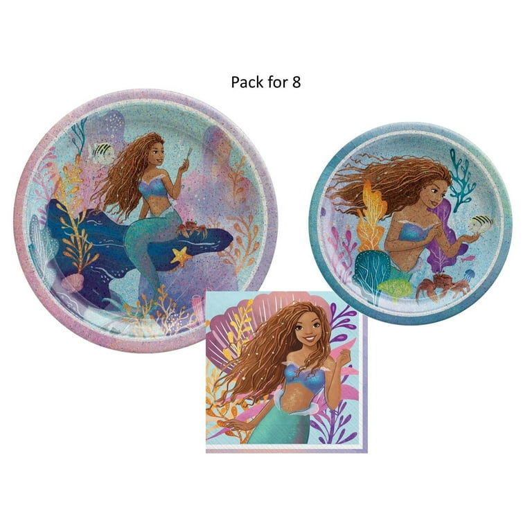 Disney's The Little Mermaid Ariel Paper Theme Party Decorations