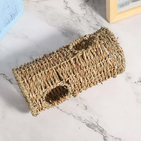 Summer Breathable Hamster Tunnel Grass Squirrels Chinchilla Pet House Accessory,Pet Nest,Hamster House