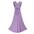thumbnail image 2 of Lu's Chic Women's Evening Gown Summer Hoco Cocktail Prom Banquet Fit and Flare Mid Calf Homecoming Dresses Purple 8, 2 of 2