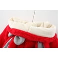 thumbnail image 4 of Infant Baby Girls Winter Coat Faux Fur Fleece Outwear Hooded Thick Warm Jacket With Bag, 4 of 8