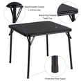 thumbnail image 4 of Bingirl Foldable Table and 4 Upholstered Chairs with Cushioned Seats Black, 4 of 7