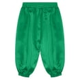 thumbnail image 6 of YiZYiF Boys Girls Medieval Capri Pants Solid Color High-rise Waist Trousers for Renaissance Festival Green 14, 6 of 7