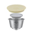 thumbnail image 2 of ICafilas versión mejorada cinco pétalos cápsula de leche reutilizable para filtro Dolce Gusto más crema café cápsulas recargables, 2 of 5